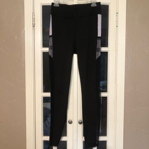 TWO pair PopFit workout leggings. Size XL. EUC